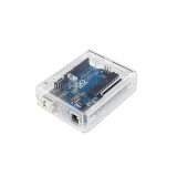SB Uno R3 Case Enclosure New Transparent Clear Computer Box Compatible with Arduino UNO R3