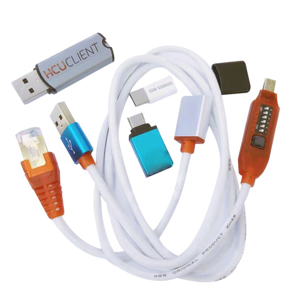 2019 Newest HCU Dongle + DC Phoenix Phone converter for Huawei with Micro USB RJ45 Multifunction boot all in one cable
