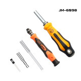 JAKEMY Professional 66 in 1 Portable Screwdriver Tool Set with Adjustable Extension Bar DIY repair tool for Cellphone Laptop