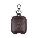 Fashion Leather Button Case For Airpods 2 / 1