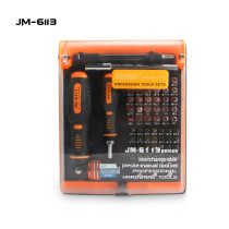 JAKEMY JM-6113 Professional household diy tools ergonomically handle magnetic bits connector adjustable flexible screwdriver set