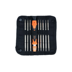 JAKEMY JM-8124 Original 9 In 1 Mini Screwdriver Tool Set with Phillips Hex Slotted U-shape Triangle Bits