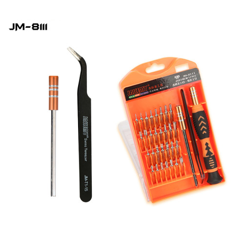 JAKEMY JM-8111 Precision Screwdriver Set CR-V Steel Bit DIY Repair Tool Gadgets set for Electronic Cellphone Computer Extendable