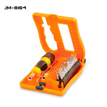 JAKEMY JM-8104 Precision Mini Screwdriver DIY Tool Set with Extension Bar Stainless Tweezers for Cellphone Computer Repair