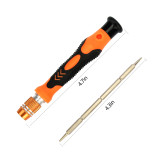 JAKEMY JM-8124 Original 9 In 1 Mini Screwdriver Tool Set with Phillips Hex Slotted U-shape Triangle Bits