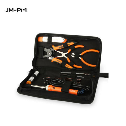 JAKEMY JM-P14 14 In 1  Multifunction Screwdriver Hand Tool Kit with Solder handle and All Types of Pliers