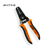 JM-CT4-12 Professional Wire Cutter Electric Stripper Hand Crimper Pliers Ratchet type Ferrules Lug Cable Terminal Crimping Tool