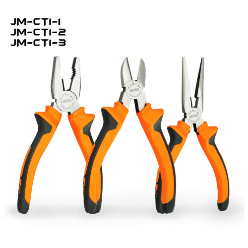 JAKEMY JM-CT1-1/JM-CT1-2/JM-CT1-3 Precision Safe Pliers DIY Repair Hand Tool with Comfortable Handle for Wire Gadgets Component Cutting Stripping