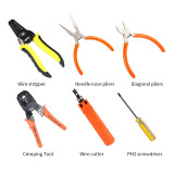 16 in 1 network cable repair tools kit P15 Electric soldering iron crimping tool kit