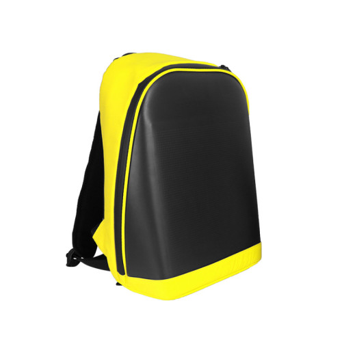 Biosled luminous led backpack custom display smart advertising screen school bag foreign trade waterproof PU backpack