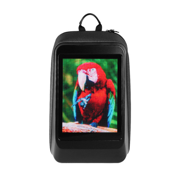 Hard shell HD large screen LED backpack cool trend 2020 new mobile advertising