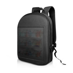 LED Display Screen Dynamic Backpack Walking Advertising Light Bag Wireless Wifi APP Control Outdoor Backpacks Mochilas Men Women