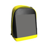 Biosled luminous led backpack custom display smart advertising screen school bag foreign trade waterproof PU backpack