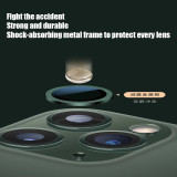 Camera glass lens protector film sticker aviation aluminum lens protection ring for iphone 3pcs/pack
