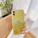 Creative quicksand sequined silicone phone case for iphone 6~12promax