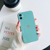 iPhone Silicone tempered glass style phone case