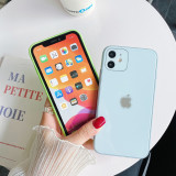 iPhone Silicone tempered glass style phone case