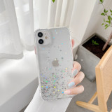Creative quicksand sequined silicone phone case for iphone 6~12promax