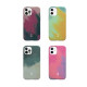 MIKALEN colorful leather case iPhone 11 12 new popular case with magnetic ring compatible with wireless charger