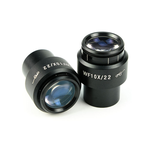 A Pair Of Wide Field WF 20X/10mm WF10X/20mm Trinocular Stereo Microscope Eyepieces  Mounting Size 30mm for Zoom Microscope