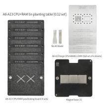 AMAOE Tin Planting Station stencil mesh CPU + RAM large positioning board  for A8 - A13
