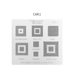 AMAOE reballing stencil mesh for CAR1 Car audio chip steel mesh