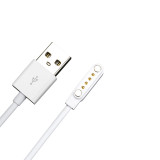 Magnetic 2-pin USB data cable Smart wearable device bracelet watch 4pin computer data charging cable