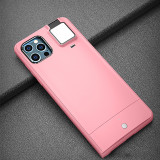Creative selfie fill light mobile phone case 12pro protective cover beauty light net red live mobile phone case factory direct supply