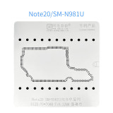 AMAOE Middle-level tin planting stencil for samsung Note20 / Note20 ultra