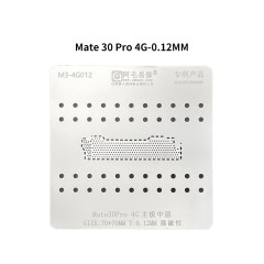AMAOE M3-4G012 Mate 30 Pro 4G-0.12MM middle layer reballing stencil