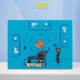 MECHANIC V67 Multifunctional Adjustable Decompression Protect Pad Matrix CPU Infrared Camera Slot Heat Insulation Rubber Mat
