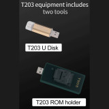 BY-T203 equipment (T203 U disk and T203 ROM holder)Tips: The system version is lower than 6.0 to use