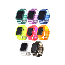 Fluorescent transparent strap for iWatch