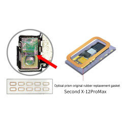 5pcs I2C original Optical lens rubber replacement gasket for iphone x-12pro max Dot matrix repair