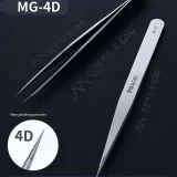 MG-4D Anti Magnetic Adsorption 4D Tweezers Hand Grinding Precision Repair Tweezers Mainboard Flywire Chip IC Maintenance Tools