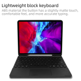 New ipad silicone case with magic control bluetooth keyboard.