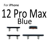 For iPhone 12 mini 12 Pro Max Volume Vibrate Key Switch Power Lock Side Button Full Set Housing Replacement Parts