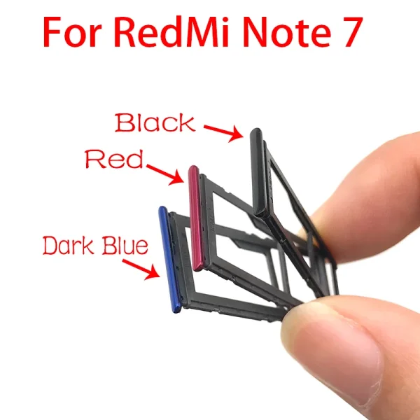 New For Xiaomi Redmi Note 7 8 9 Pro Micro Nano SIM Card Holder Tray Slot Holder Adapter Socket
