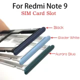 New For Xiaomi Redmi Note 7 8 9 Pro Micro Nano SIM Card Holder Tray Slot Holder Adapter Socket