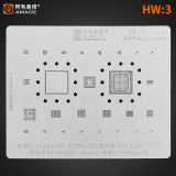 AMAOE Reballing Stencil for Huawei Series HW1~HW15