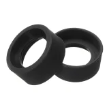 2pcs Rubber Flat Angle Eye Cover 36mm Binocular Eyepiece Caps