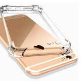 Soft Silicone Material PC+TPU Protective Transparent Case 1mm for ip 6g-15promax