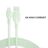 200cm Apple 6A Flash Charging Color Military Data Cable