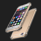 Soft Silicone Material PC+TPU Protective Transparent Case 1mm for ip 6g-14promax