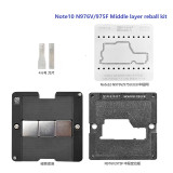 Amaoe Reballing Kit Samsung Note10 N975F Mainboard Middle Layer BGA Reball 0.12mm