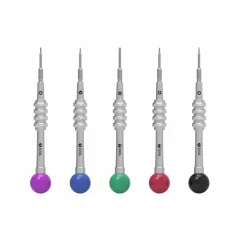 New 2UUL Screwdriver Durable P2 0.8mm PH000 1.2mm Y0.6 T2 Convex Cross 2.5mm for Phone Tablet Watches Repair Tools