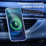 Transparent Magnetic Magnet Case for iPhone 8G-15PM Magsafing Support Wireless Charging Cover