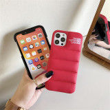 Fashion Brand Down Jacket Phone Case For iPhone 13 12 11 Pro Max X XS XR 7 8 Plus SE 2020 The Puffer Case Soft Silicone Cover
