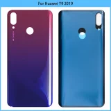 Huawei Y9 2019 Battery Back Cover glass Rear Door Housing Case Replacement