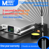 MaAnt T12R Smart Station With 3tips 75W Quick Heating Easy For Small and Big Pads on Board Easily For Nand Ground Pads Desolderi